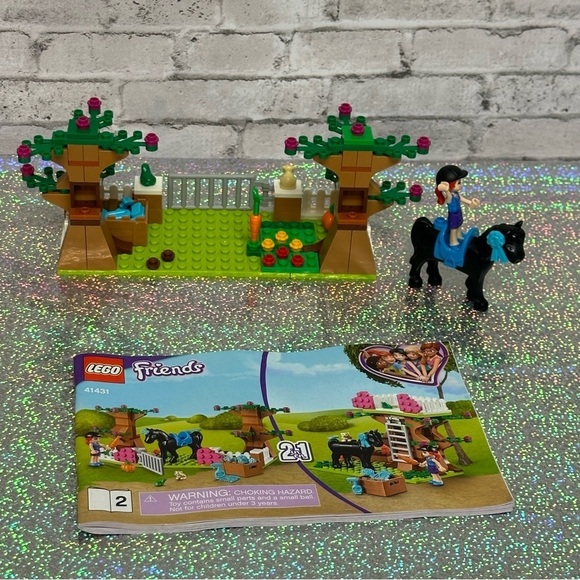 LEGO FRIENDS 41431 2 in 1 Horse Park Tree House Building Set No Box Retired READ - Picture 9 of 16